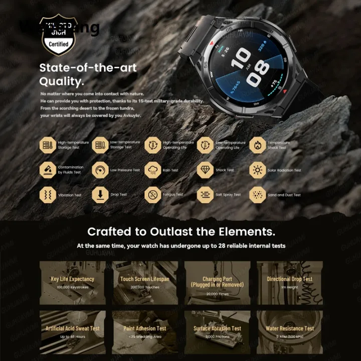 Wenefang%202025%20For%20HUAWEI%20NEW%20outdoor%20Smart%20Watch%201.43''%20AMOLED%20Display%20Outdoor%20High%20Quality%20Compass%20Built-in%20AGPS%20Bluetooth%20Call%2010ATM%20SWIM%20Smartwatch%20-%20Image%202