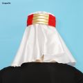 Linguolin Mens Arab Sheik Hat Head Scarf Fancy Dress Up Halloween Costume 2025 For Men Arabian Prince Cosplay Hat Stage Props Accessory. 