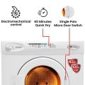 IFB 5.5 kg Front Load Fully-automatic Dryer (TURBO DRY,white,Inbuilt Heater, Allergy Free Technology. 