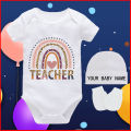 Teacher anakbaby clothing adorable baby rompers for your little one customizable name rkhp. 