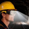 Portable 5 Modes LED Glasses Headlights Safety Windproof Outdoor Cycling Headlights Rechargeable Bright Lights Multifunctional Headlamp Night Running. 