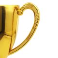 New Gold Gold Trophy Awards Rose Plastic Prize Cup School Rewarding Supply Magnolia Award Cup School Competition. 