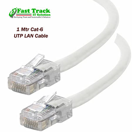 1.5 Mtr Cat 6 UTP Ethernet/LAN Cable With Generic RJ45 Connector Fitted ...