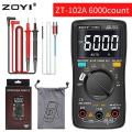 ZT-102A Digital multimeter auto ranging Multimeter Smart+Automatic Range 6000 Counts multimeter diode. 