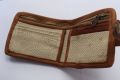 Hemp Cotton and Pure Leather Mix Wallet For Men | Men's Wallet. 