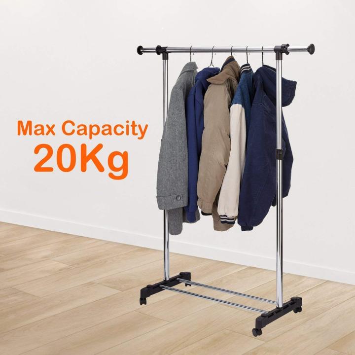 Single-Pole%20Clothes%20Hanger%20Single-Pole%20Telescopic%20Movable%20Portable%20Clothes%20Rack/Clothes%20Rack%20-%20Image%204