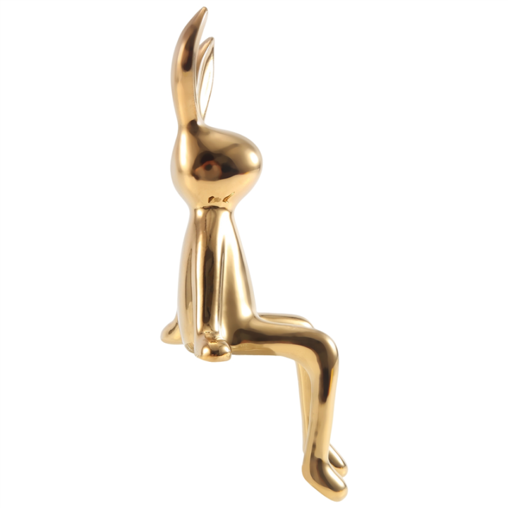 Statues%20Ceramic%20Crafts%20Shiny%20Modern%20Nordic%20Animal%20Figures%20Decorative%20Ornament%20Animal%20Figures%20Easy%20Install%20Easy%20to%20Use%20Gold%20-%20Image%203