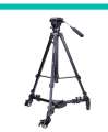 Yunteng 900 Professional Foldable Tripod Dolly For Photo Video , Camera Tripod Dolly Stand Base With Portable Bag. 