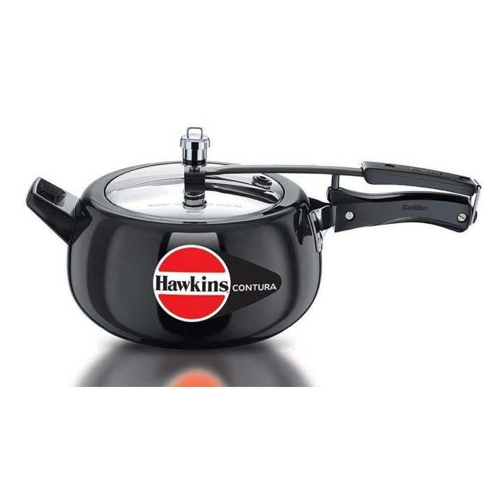 Hawkins pressure cooker 5 litre non stick sale