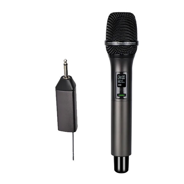 SHUPERD M 9pro Professional UHF Wireless Handheld Dynamic Microphone with Receiver | LED Display, 6.35mm Jack for Amplifiers & Karaoke Systems