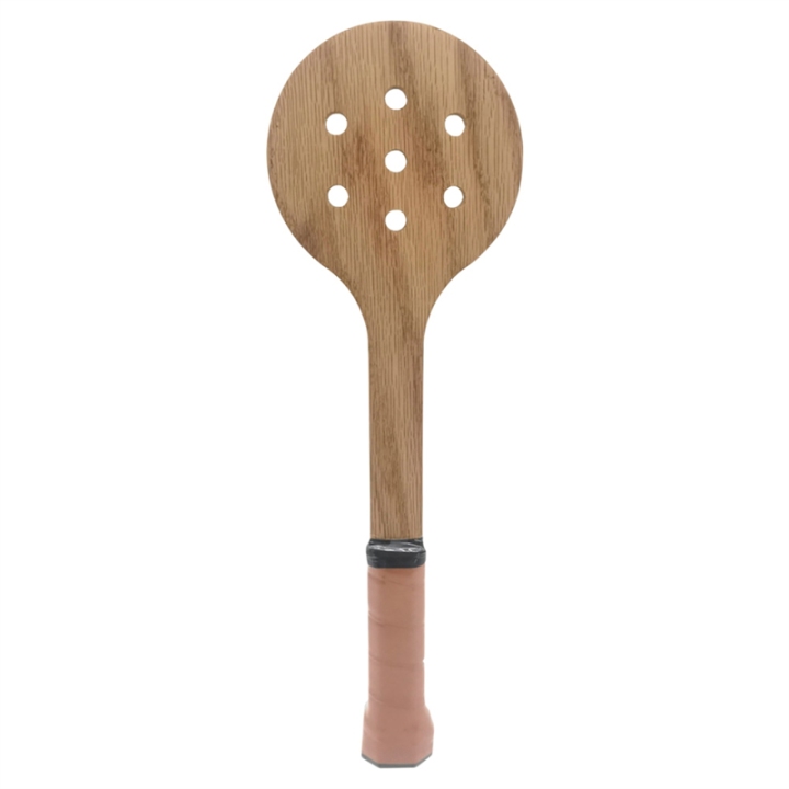 Functional Wooden Racket Spoon Trainer Swing Practice Tool Training Auxiliary Equipment