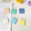 Transparent Sticky Notes, Colorful. 