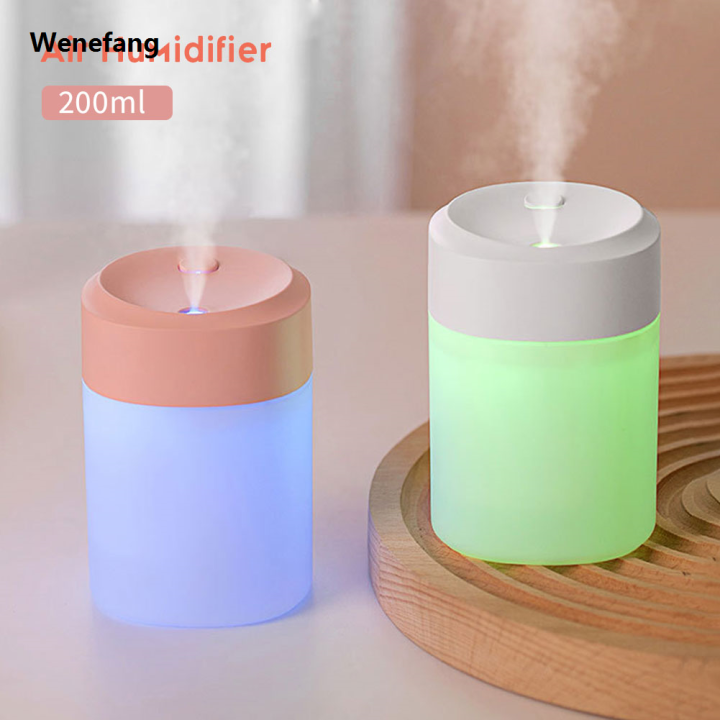 Wenefang%20200ml%20Portable%20Large%20Capacity%20Air%20Humidifier%20with%20Night%20Light%20Air%20Freshener%20for%20Bedroom%20Office%20Car%20Tabletop%20Automatic%20Power%20Off%20-%20Image%203