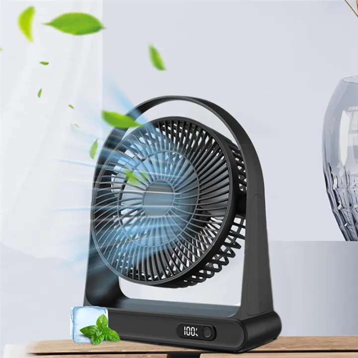 JAERBEE%20Desktop%20USB%20Small%20Fan,%20Office%20Fan,%20Mini%20Portable%20Rechargeable%20Digital%20Display%20Fan,Pink%20-%20Image%208