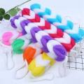Bath Shower Loofah Sponge Pouf Set | Body Scrubber Mesh Sponge for Gentle Exfoliation | Soft Skin Bath Sponge 40g | Multi Color 4 Pieces. 