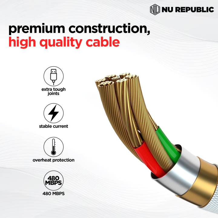 Nu%20Republic%20Sprint%20Ultra%2012W%20Fast%20Charger%20&%20Cable%20Combo%20%7C%201%20Meter%20Cable%20With%20Input%20USB%20Type%20A%20&%20Output%20Micro-USB%20-%20Image%206