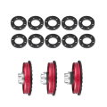 10Pcs Carbon Fiber Wheel Hex Hub Extension Adapter Offset Spacer 3mm Thickness Fit for 1.9inch 2.2inch Wheel Rim Hub. 