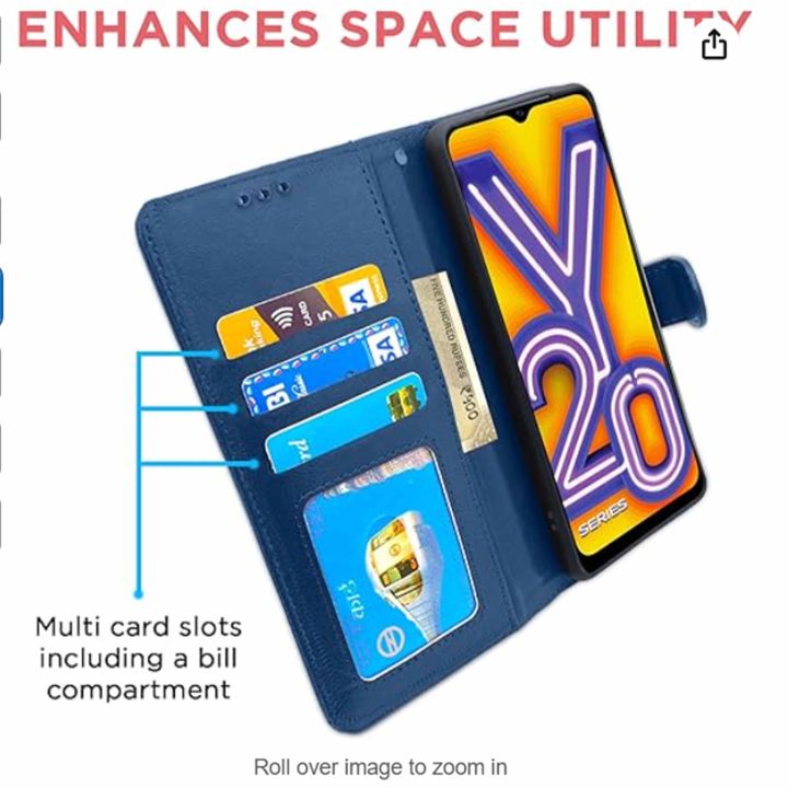 Mobile%20Flip%20Cover%20Case%20Leather%20For%20Samsung%20M62%20-%20Image%204