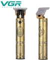 VGR V-085 SUPER TRIM Professional Hair Trimmer Runtime: 120 min Trimmer for Men (Black, Gold). 