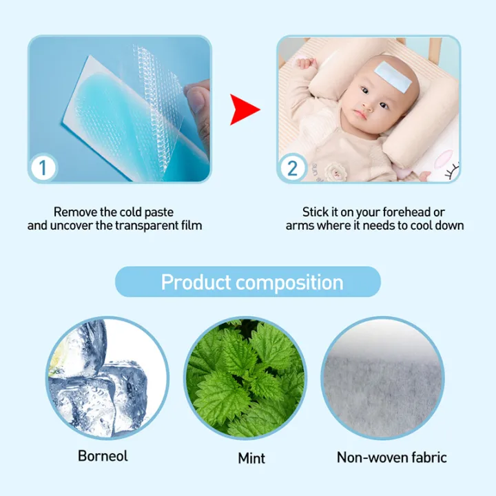 10Pcs/bag%20Pain%20Relief%20Baby%20Fever%20Patch%20Bring%20Fever%20Down%20Cooling%20Gel%20for%20Headache%20JUE%20-%20Image%208