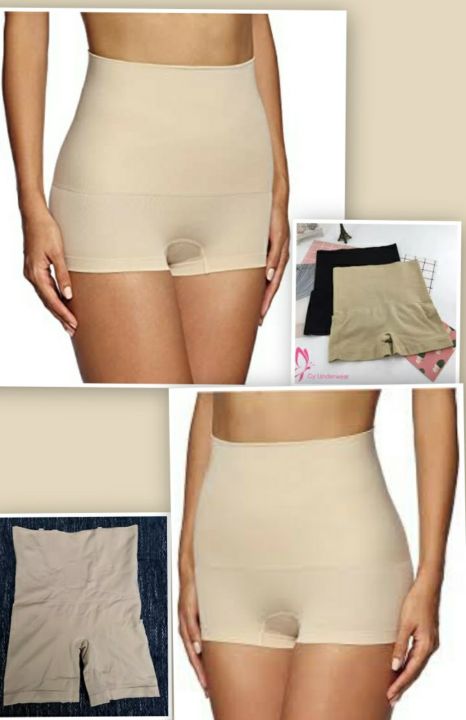 High-Waist Panty Girdle Slimming Cycling Underwear for Women Control Panties Briefs Shapewear