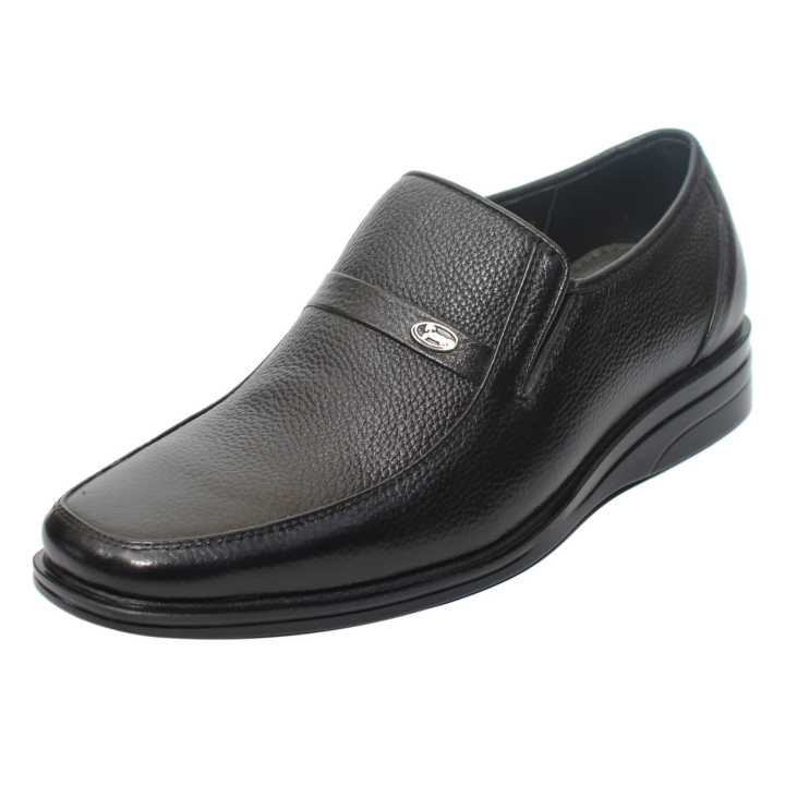 Black Horse Fomal Leather Shoes - 2078