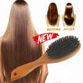 All salon beauty hair oval hair brushes natural beech hair brushes made handmade wooden handle brushes for care daily professional. 