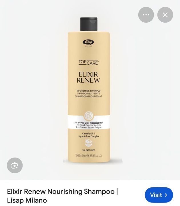 ELIXIR RENEW NOURISHING SHAMPOO 1000 ML