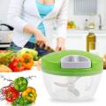 Easy Spin Veg Cutter Fruit Nut Onion Chopper // Hand Pull Grinder Mixer Food Processor Spice Cutter, Mincer, Blender (1Pcs). 