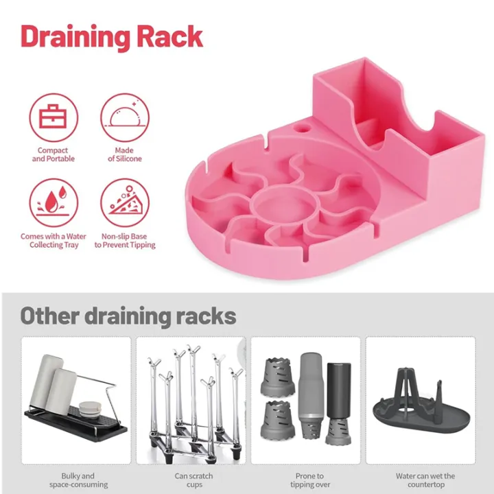 Nullmul%20Bottle%20Drying%20Rack%20for%20Cup,%20Water%20Bottle%20Silicone%20Holder%20Stand,%20Fast%20Drying%20for%20Cups%20Lids%20Straws%20Pink%20-%20Image%207