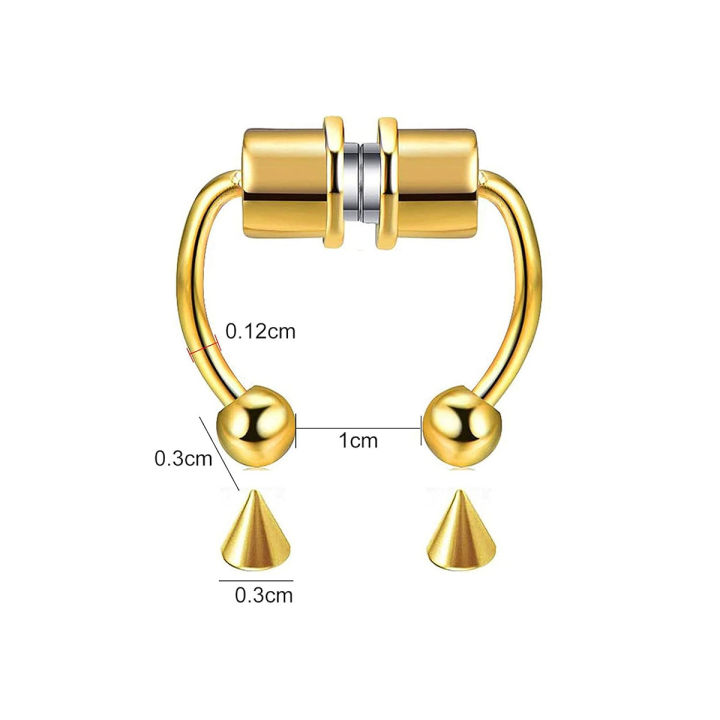 1pc%20Multicolor%20Fashionable%20U%20Shaped%20Fake%20Nose%20Ring%20Stainless%20Steel%20Magnet%20Nose%20Ring%20-%20Unisex%20%7C%20Fashion%20U%20Shaped%20Nose%20Ring%20-%20Image%204