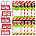 Lockout Tagout Tags and Padlocks Red Safety Tag Easy Identification Lock Out Kit Tagout Locks Red Lock Padlock Tag Out. 