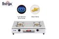 Surya Gas Stove Butterfly 2 Burner- STEEL PANSUPPORT. 