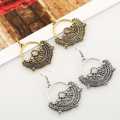 Vintage Styled Bali Textured Dangle Earrings. 