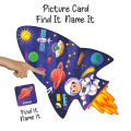 Unikplay Shape Puzzle Game | 16 Big Puzzle Pieces with Game Cards for Learning & Fun |. 