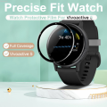 Uonevic rmin accessories thin protective film glass watch soft screen film Hot Selling VGarminivoactive 5 ultra fiber protection full coverage HD film Ga. 
