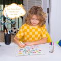 Glow Message LED Board | Light-Up Acrylic Writing Tablet | 3D LED Dry Erase Sign with Stand for Notes, Art & Display. 