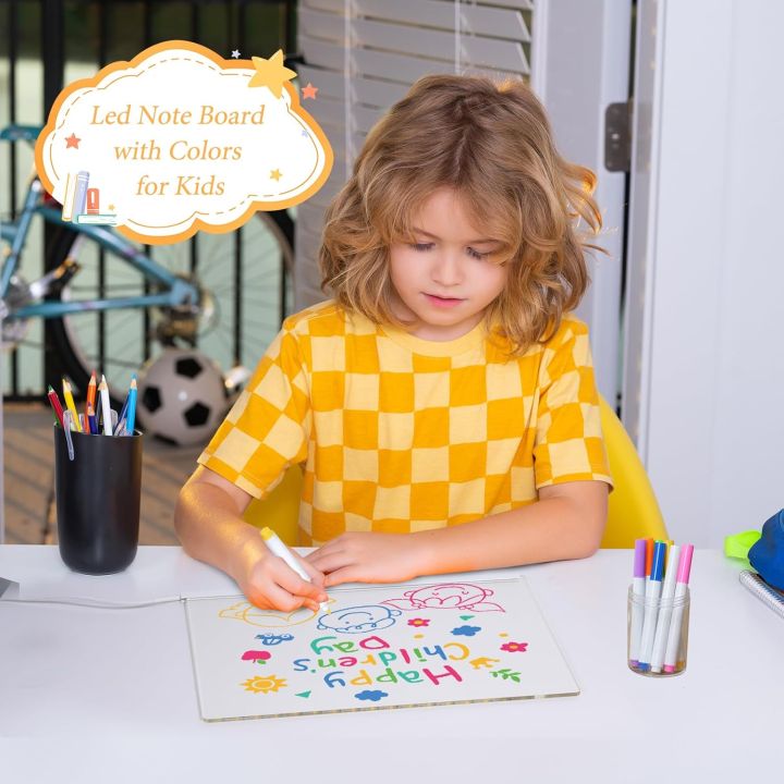 Glow%20Message%20LED%20Board%20%7C%20Light-Up%20Acrylic%20Writing%20Tablet%20%7C%203D%20LED%20Dry%20Erase%20Sign%20with%20Stand%20for%20Notes,%20Art%20&%20Display%20-%20Image%207