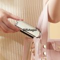 Difutagui Mirror Scalp Square Set Mirror Comb 2 Portable Mini Inch Bow Massage Original Comb With Cute Pocket Mirror Airbag Hairbrush Makeup Tool. 