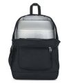 Jansport Cross Town Plus- Black Backpack for Unisex. 