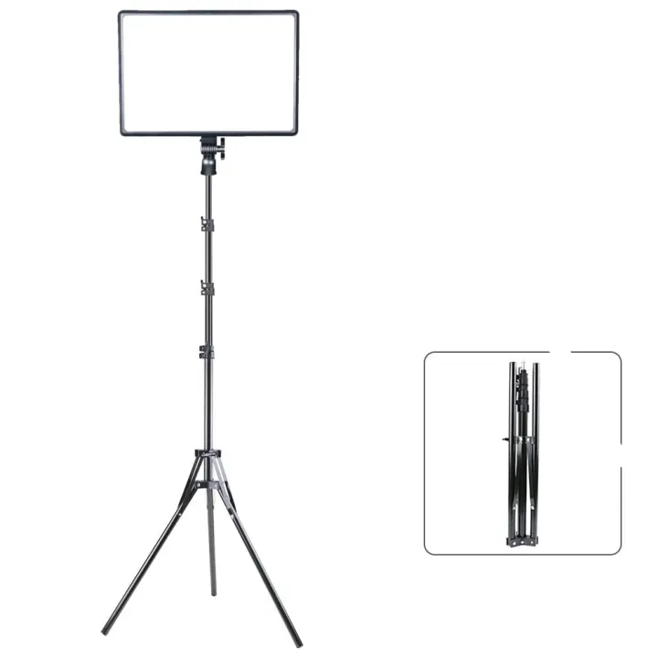 RL-11%20Photography%20LED%20Lighting%20Panel%20Light%20Remote%20Control%20for%20Live%20Stream%20Video%20Photo%20Lamp%20With%20Stand%20-%20Image%202