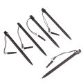5Pcs Resistive Touch Screen Stylus Hard Tip Pen With Dust Plug Rope For POS MP4 ZH. 