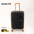 NUELITE KANSAI Set of 3 Luggage | 8 Wheel Spinner Trolley Bag | Anti-Theft Zipper Integrated Lock Extra Security | Multi Color Design Hard Shell Suitcase. 