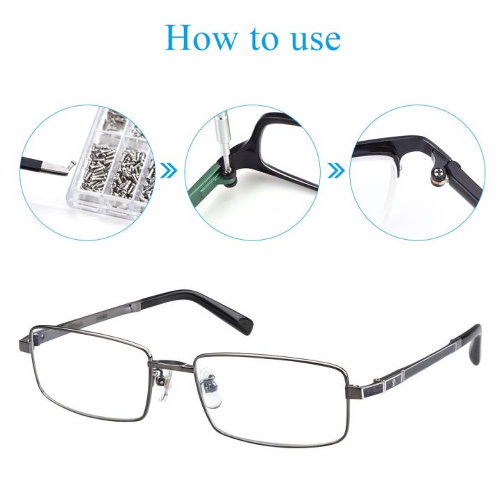 ZOROOM%201000Pcs%20Stainless%20Steel%20Eyeglasses%20Watch%20Repair%20Screw%20Replacement%20Kit%20Set%20Tiny%20Screws%20Nut%20Assortment%20Repair%20Tool%20Kit%20Set%20-%20Image%204