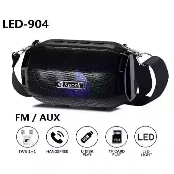 Kisonli LED - 904 Wireless Bluetooth Portable Hifi Speaker | Daraz.com.np