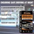 Rayhong Headlight Restoration Kit 100ml || Rayhong Headlight Restoration for your vechile Kit 100ml || Headlight Cleaner And Restorer Kit - Car Headlight Restoration Polishing Tool - Headlights Polish Restore Kit No Power Tools Required for Car Headlights. 