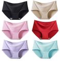 6Pcs/lot Seamless Panty Set Underwear Ice Slik Underwear For Women. 