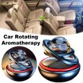 Practical Aromatherapy Function Aluminum Alloy Material Car Perfume Diffuser Automatic Rotation Star Suspension Design Solar Rotating Diffuser Solar Powered Compact Modern Appearance Car Aroma Diffuser Car Interior Decoration. 