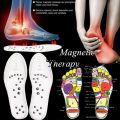 Difutagui High Quality 18 Magnets Magnetic Massage Insoles Foot Acupressure Luxury Shoe Pads Therapy Slimming Insoles for Weight Loss Cutting Pads. 