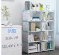 4x2  Layer GraySimple Multipurpose Bookshelf Rack/File Rack for Office, Storage Organizer/Cabinet Shelves for Bedroom Office Living Room. 